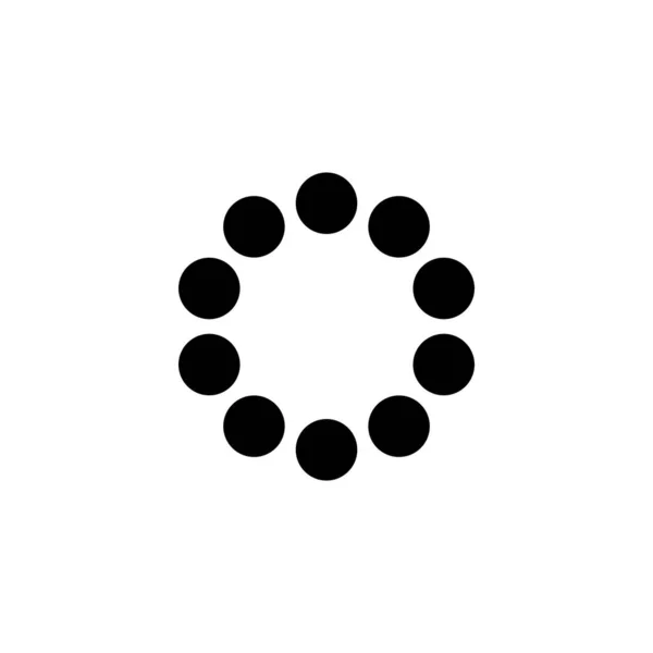 Icono Carga Vector Plantilla Ilustración Logo Diseño — Vector de stock
