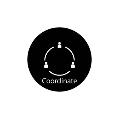 Simge vektör şablonunun logo tasarımını koordine et