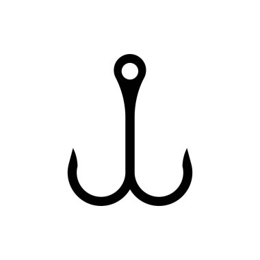 kanca simgesi vektör şablonu çizim logosu tasarımı