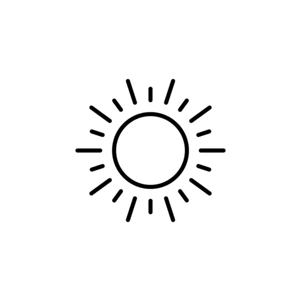 Дизайн Логотипа Векторного Шаблона Иконки Погоды — стоковый вектор