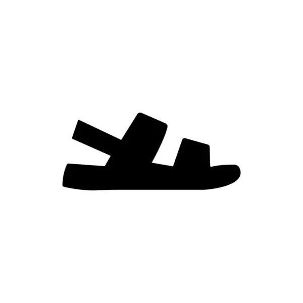 Sandale Symbol Vektor Vorlage Illustration Logo Design — Stockvektor