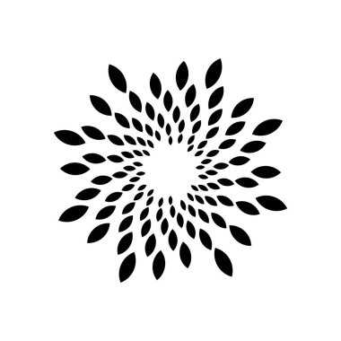 spiral simge vektör şablonu çizim logosu tasarımı