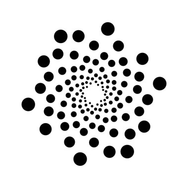spiral simge vektör şablonu çizim logosu tasarımı