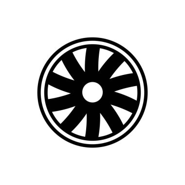 jant simgesi vektör şablonu çizim logosu tasarımı