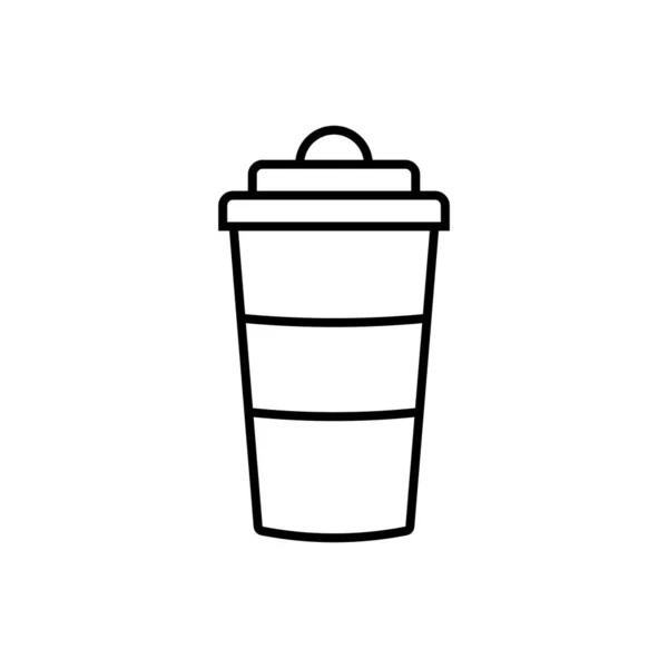 Cup Icon Vector Template Illustration Logo Design — Stock Vector