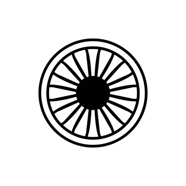 Jante Ícone Vetor Modelo Ilustração Logotipo Design — Vetor de Stock