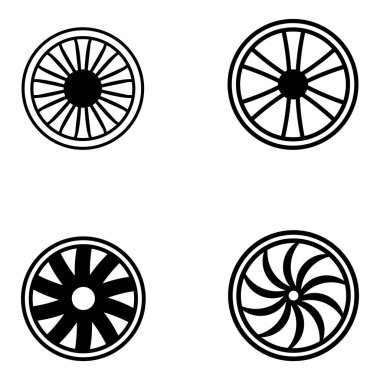 jant simgesi vektör şablonu çizim logosu tasarımı