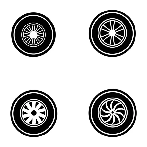 Значок Обода Векторний Шаблон Ілюстрація Логотип Дизайн — стоковий вектор