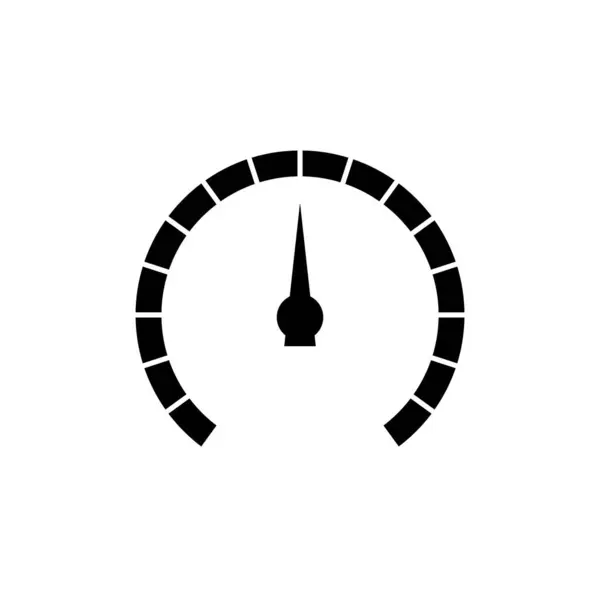 Hastighetsmätare Ikon Vektor Mall Illustration Logotyp Design — Stock vektor