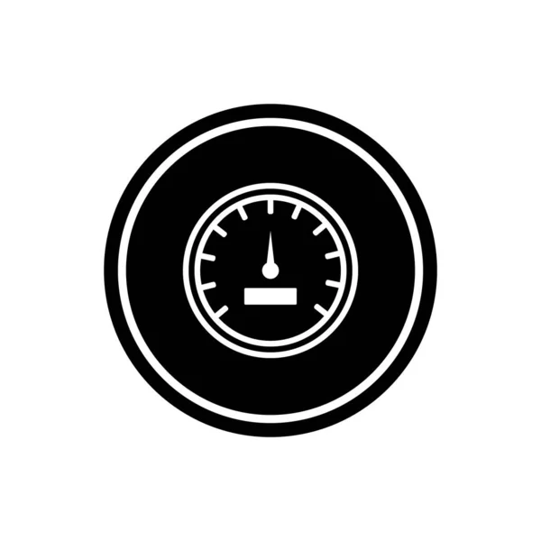 Σχεδιασμός Λογότυπου Εικονογράφησης Διανύσματος Εικονιδίου Ταχύμετρου — Διανυσματικό Αρχείο