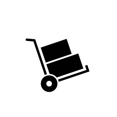 kargo simgesi vektör şablonu çizim logosu tasarımı