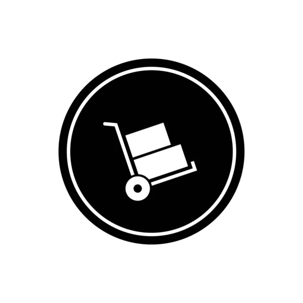 Modelo Vetor Ícone Carga Ilustração Logotipo Design —  Vetores de Stock