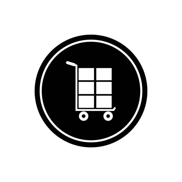 Modelo Vetor Ícone Carga Ilustração Logotipo Design —  Vetores de Stock