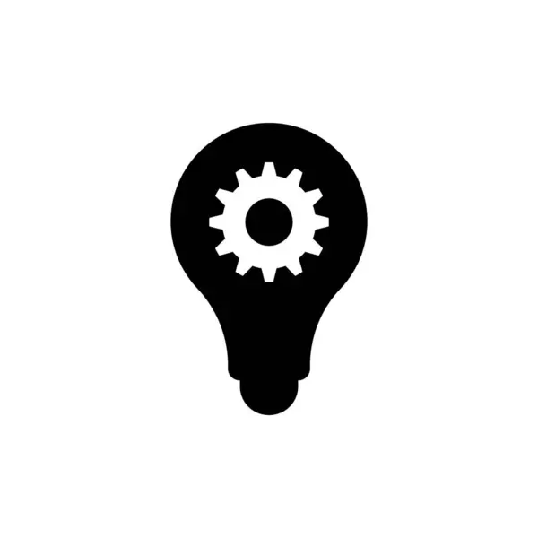 Idea Icon Vector Template Illustration Logo Design — Stock Vector
