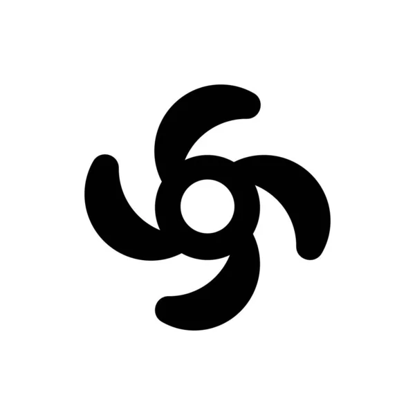 Ikona Śmigła Wektor Szablon Ilustracja Projekt Logo — Wektor stockowy