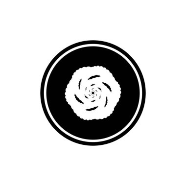 çiçek simgesi vektör şablonu illüstrasyon logo tasarımı