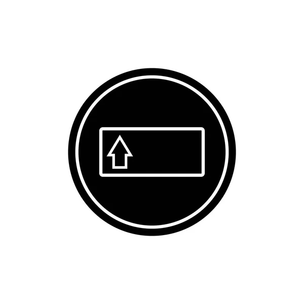 Mudança Ícone Chave Vetor Modelo Ilustração Logotipo Design — Vetor de Stock