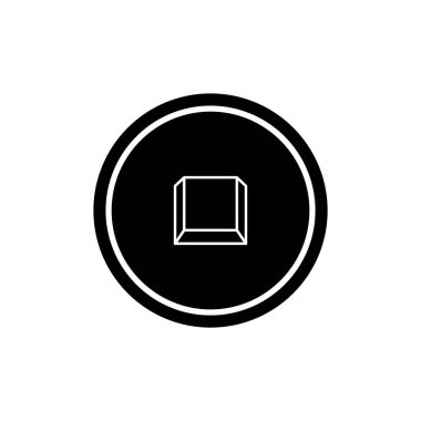 Klavye düğmesi ikon vektör şablon çizim logo tasarımı