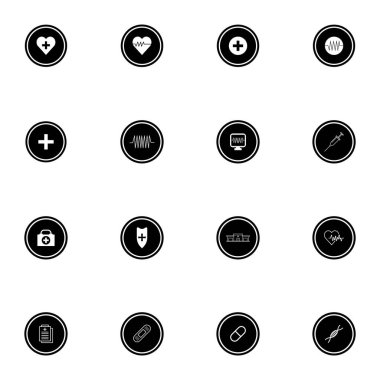 sağlık simgesi vektör şablonu illüstrasyon logo tasarımı