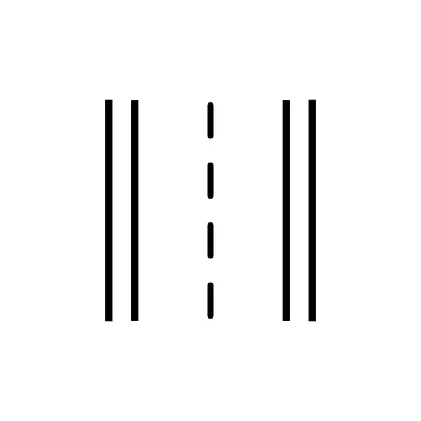 Дорожній Значок Векторний Шаблон Ілюстрація Логотип Дизайн — стоковий вектор