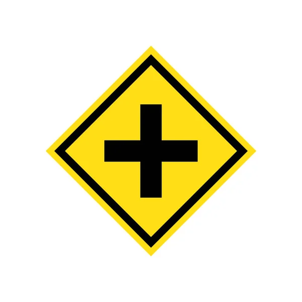 Дорожній Знак Значок Векторний Шаблон Ілюстрація Логотип Дизайн — стоковий вектор