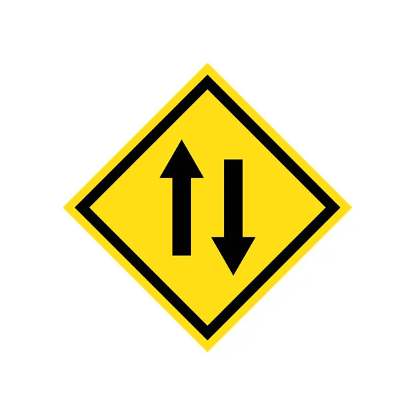 Yol Simgesi Vektör Şablonu Logo Tasarımı — Stok Vektör