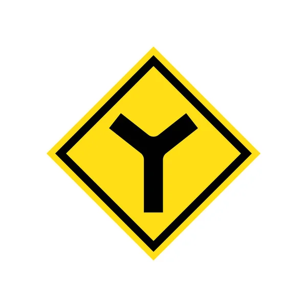Cartello Stradale Icona Vettoriale Modello Illustrazione Logo Design — Vettoriale Stock