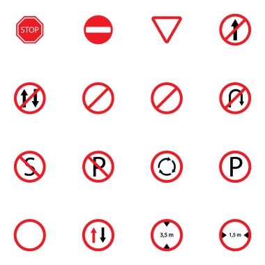 Yol simgesi vektör şablonu logo tasarımı