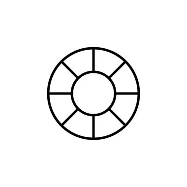 plaj simgesi vektör şablonu illüstrasyon logo tasarımı