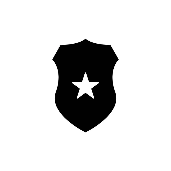 Police Icon Vector Template Illustration Logo Design — Stock Vector
