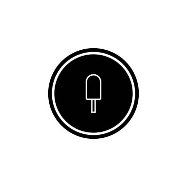 plaj simgesi vektör şablonu illüstrasyon logo tasarımı