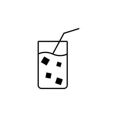 cam simge vektör şablonu illüstrasyon logo tasarımı