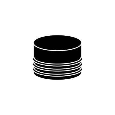 şişe kapağı simgesi vektör şablonu logo tasarımı