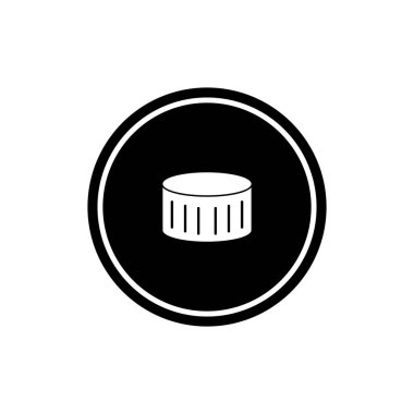 şişe kapağı simgesi vektör şablonu logo tasarımı