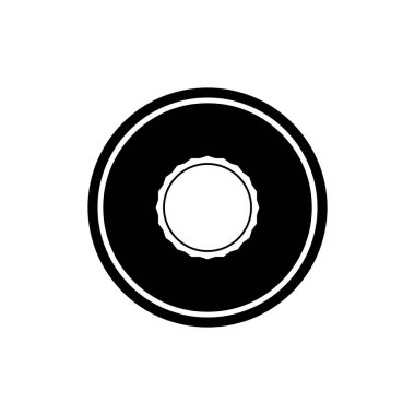 şişe kapağı simgesi vektör şablonu logo tasarımı