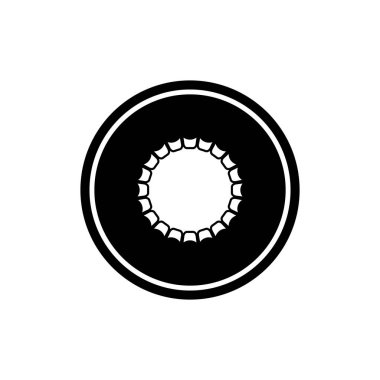 şişe kapağı simgesi vektör şablonu logo tasarımı