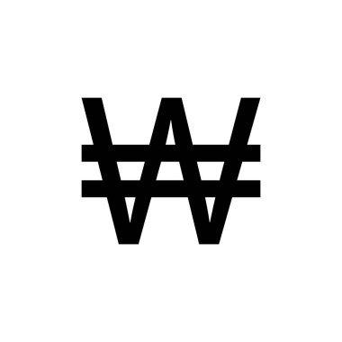 para birimi simgesi vektör şablonu çizim logosu tasarımı