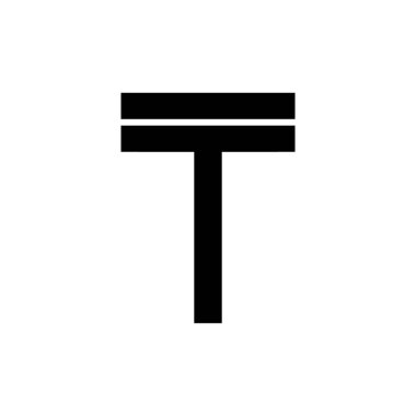 para birimi simgesi vektör şablonu çizim logosu tasarımı