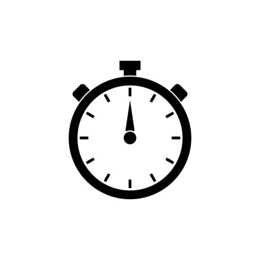 dur saat ikon vektör şablonu illüstrasyon logo tasarımı