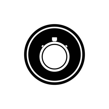 dur saat ikon vektör şablonu illüstrasyon logo tasarımı