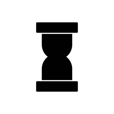 kum saati simgesi vektör şablonu çizim logosu tasarımı