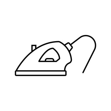 Demir ikon vektör şablonu illüstrasyon logo tasarımı