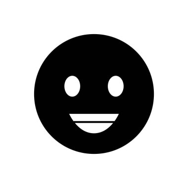 emoji simgesi vektör şablonu illüstrasyon logo tasarımı