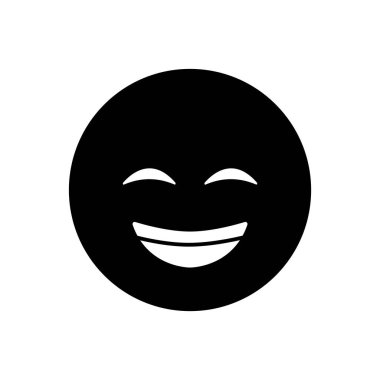 emoji simgesi vektör şablonu illüstrasyon logo tasarımı