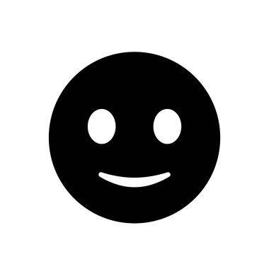 emoji simgesi vektör şablonu illüstrasyon logo tasarımı