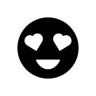 emoji simgesi vektör şablonu illüstrasyon logo tasarımı