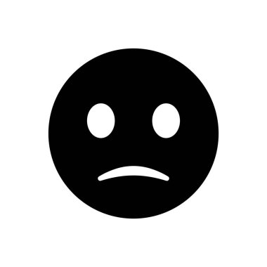 emoji simgesi vektör şablonu illüstrasyon logo tasarımı