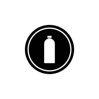 Şampuan ikonu vektör şablonu çizim logosu tasarımı