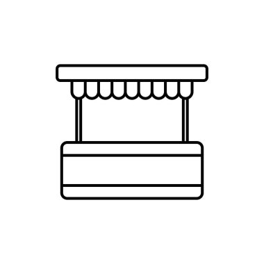 içki arabası ikon vektör şablonu çizim logosu tasarımı