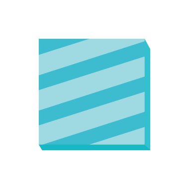 Kare cam simge vektör şablonu logo tasarımı